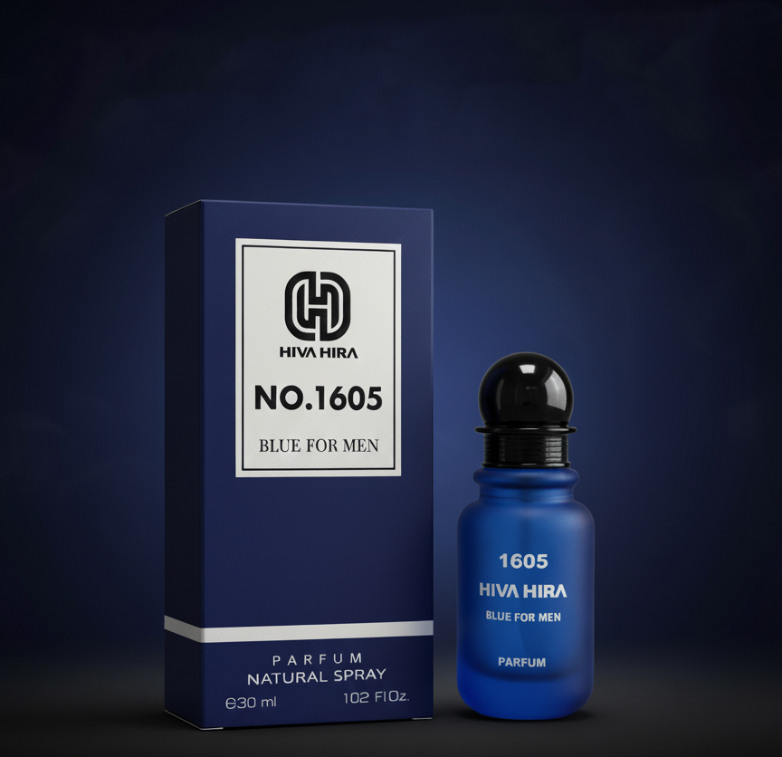 ادکلن هیوا هیرا آبی 30 میل 1605 مشابه رایحه روژا الیزیوم